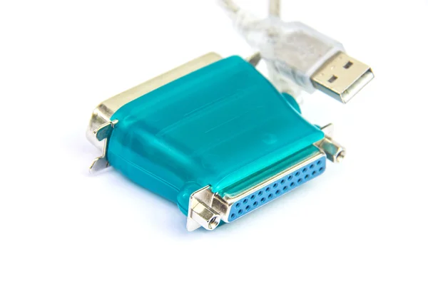 并行端口和 usb 接口 — 图库照片