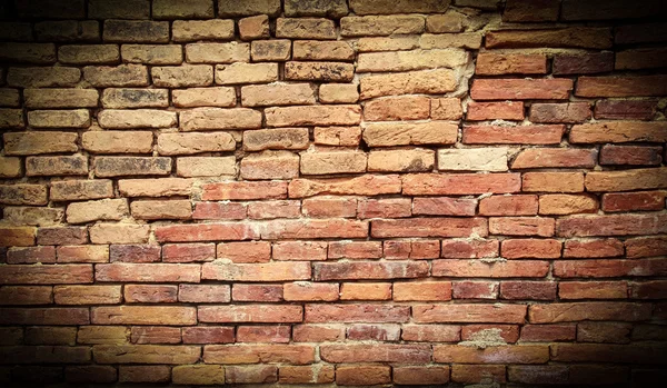 Stare vintage cegły ściany tle — Zdjęcie stockowe