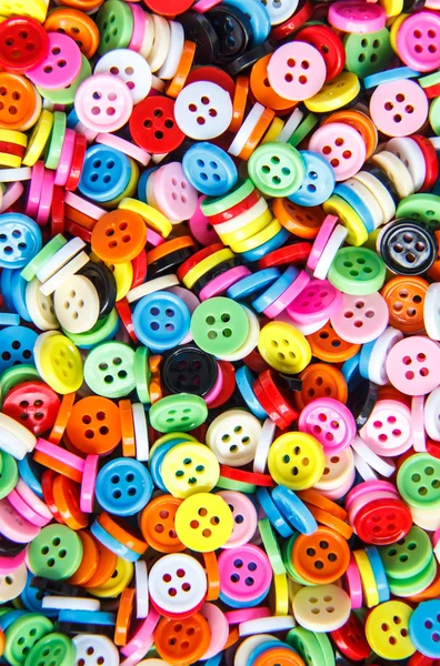 Botones coloridos, Cierre colorido de cerca —  Fotos de Stock
