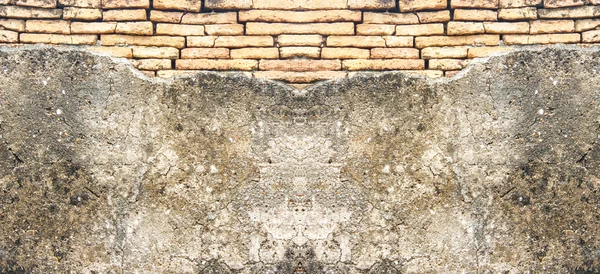 Old concrete vintage brick wall background — Stock Photo, Image