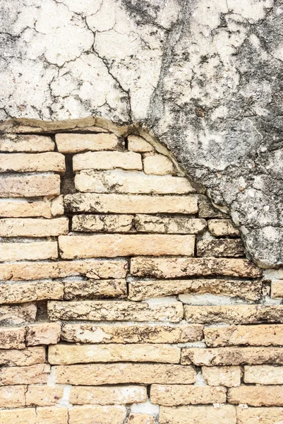 古いコンクリートのヴィンテージレンガの壁の背景 — ストック写真