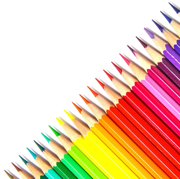 Kleur potloden, colorfu potloden — Stockfoto