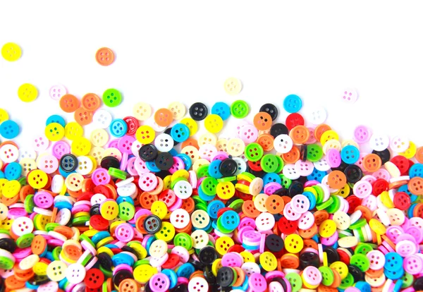 Boutons colorés, fermoir coloré — Photo