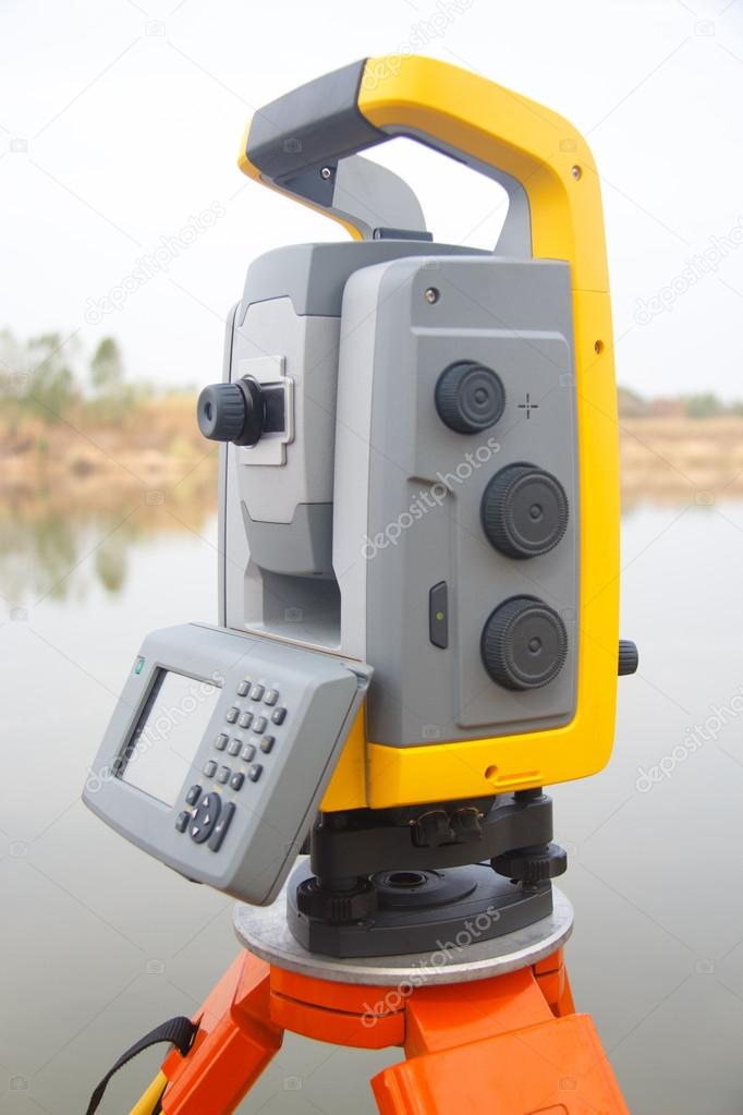 The total station. The geodetic and topography measuring tool.