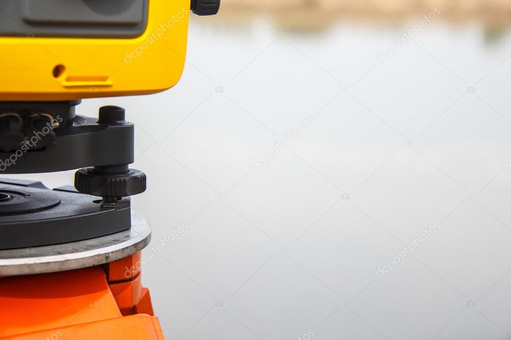 The total station. The geodetic and topography measuring tool