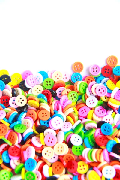 Colorful buttons, Colorful Clasper close up — Stock Photo, Image