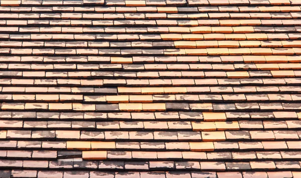 Old roof tiles made of terracotta — Stock Photo, Image