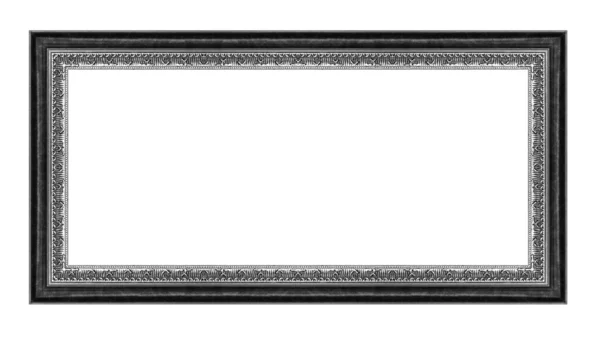 Vintage golden frame with blank space, with clipping path — Stock Photo, Image