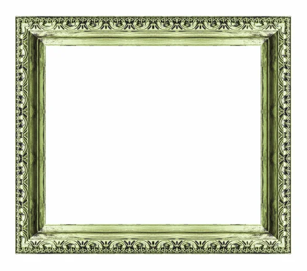 Moldura verde vintage com espaço em branco — Fotografia de Stock