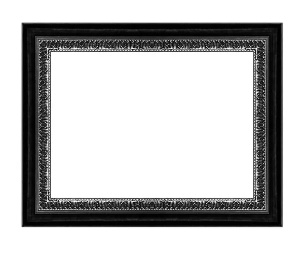 Vintage black frame with blank space, with clipping path — Stock Photo, Image