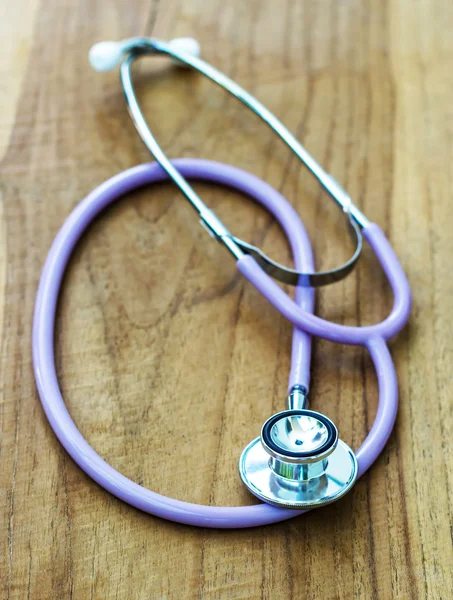 Stethoscope with medicine — Stock Photo, Image