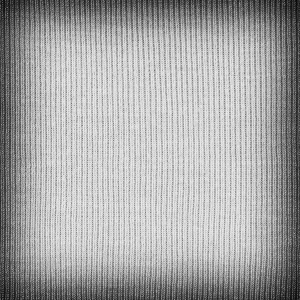 Light gray knitted  fabric texture or background — Stock Photo, Image