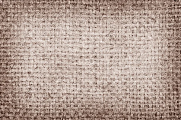 Sackcloth hnědé texturované pozadí — Stock fotografie