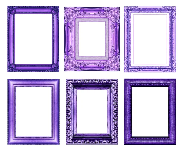 Set of vintage golden frame with blank space — Stock Photo, Image