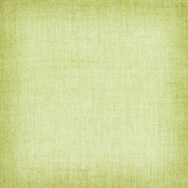 Licht groene natuurlijke linnen textuur voor de achtergrond — Stockfoto