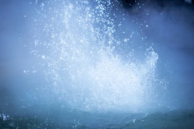 su kabarcığı arka plan ve doku ve kopyalama alanı