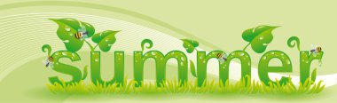 mevsim yaz için Banner