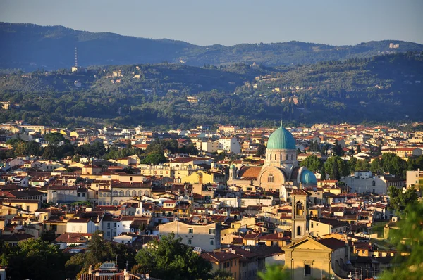 Panoramatický pohled na Florencii, Itálie — Stock fotografie