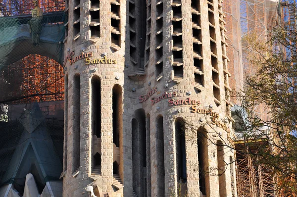 Podrobnosti o sagrada familia — Stock fotografie