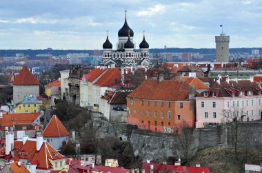 Eski şehirde: tallinn, Estonya