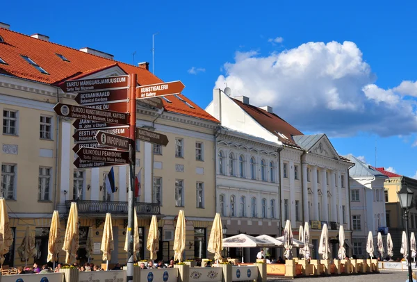 Tartu városközpont — Stock Fotó