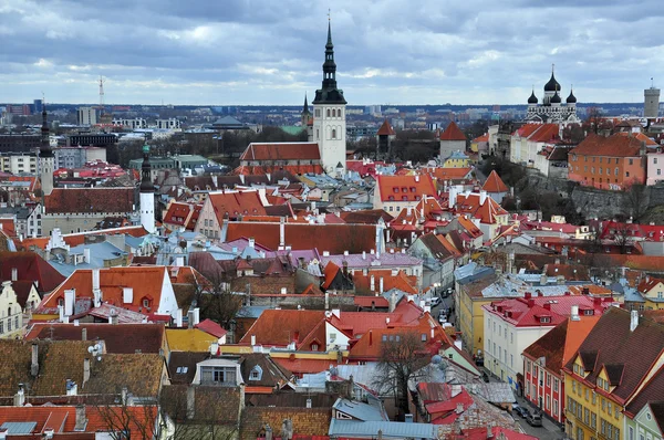 Panorama tallinn, estonia — Zdjęcie stockowe