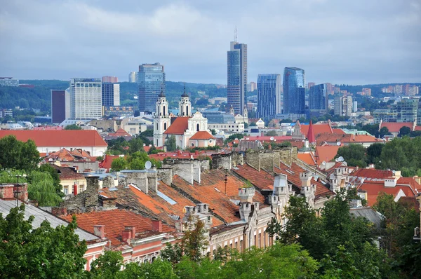 Panorama Wilna, Litwa — Zdjęcie stockowe