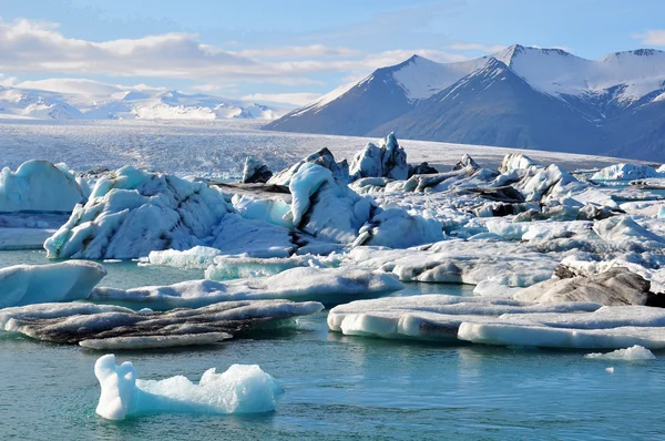 Lagoa glaciar — Fotografia de Stock