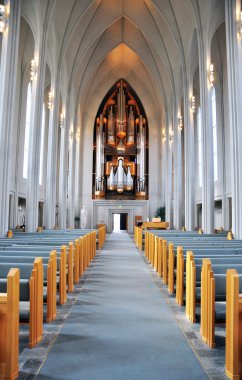 Reykjavik kilise iç