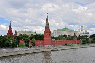 Moskova Kremlin panoramik görünümü