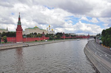 Moskova Kremlin panoramik görünümü
