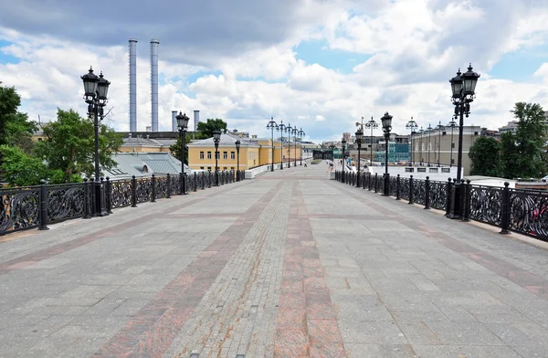 Пешеходная зона Москвы — стоковое фото