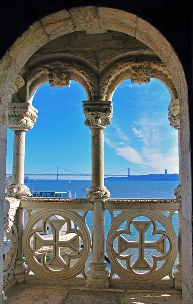 Balcony of Belem Tower — Stock Photo, Image