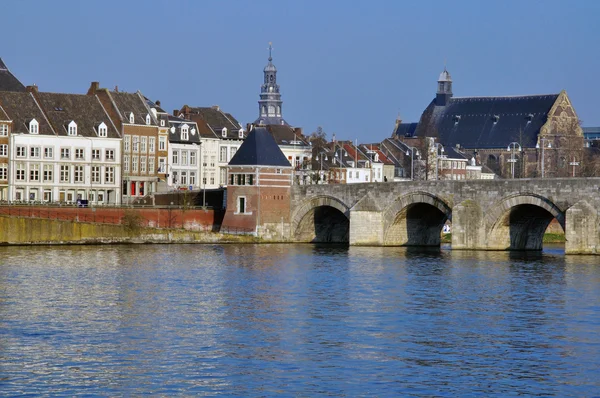 Maastricht eski köprü — Stok fotoğraf