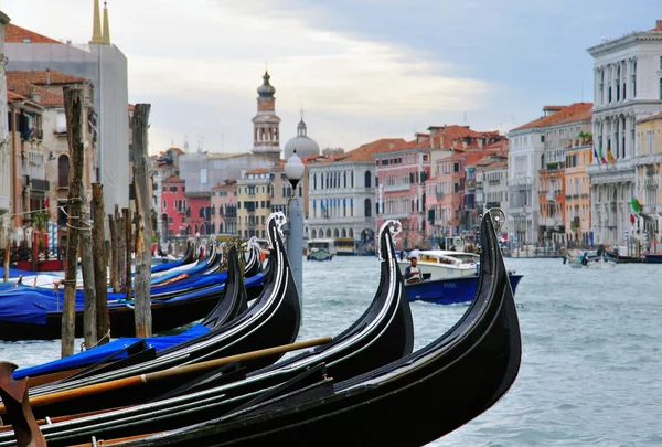 Gondolas i Venedig — Stockfoto