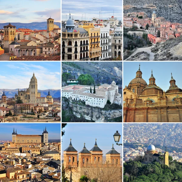 Spanien-Collage — Stockfoto