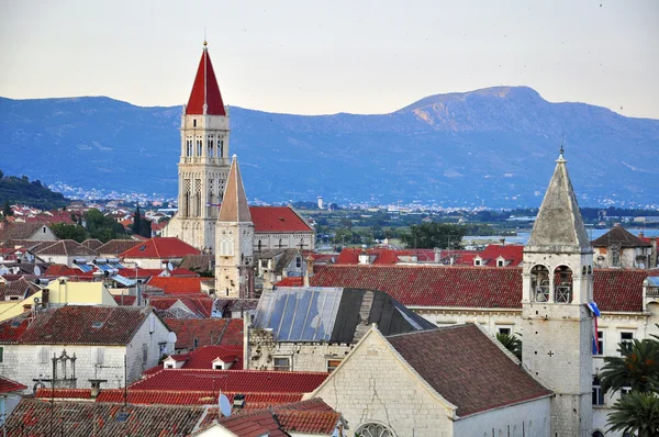 Trogir från ovan — Stockfoto