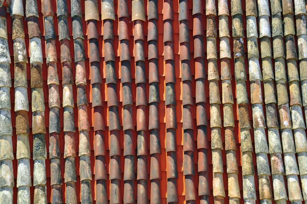 Multicolor padrão de telha do telhado — Fotografia de Stock