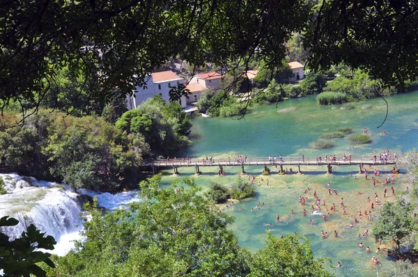 Krka yolunda — Stok fotoğraf