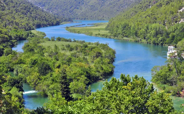 Fiume di avvolgimento — Foto Stock