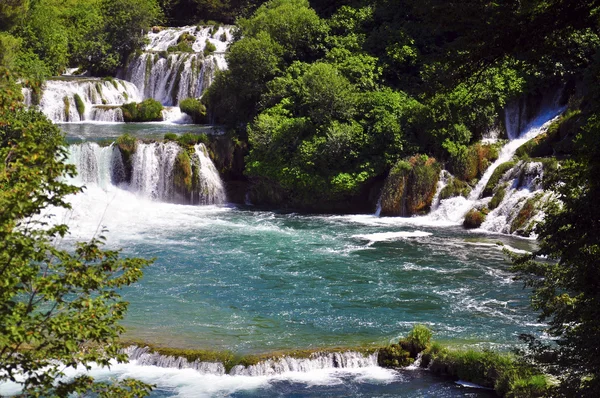 Krka şelaleler — Stok fotoğraf