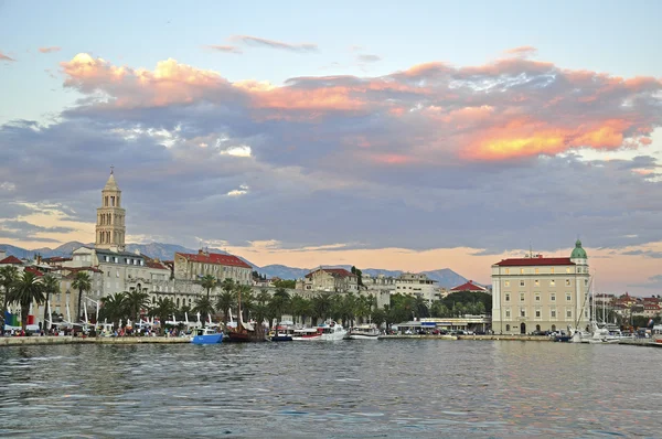 Adriatische zonsondergang — Stockfoto