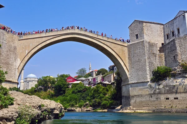 Slavný most v Mostaru — Stock fotografie
