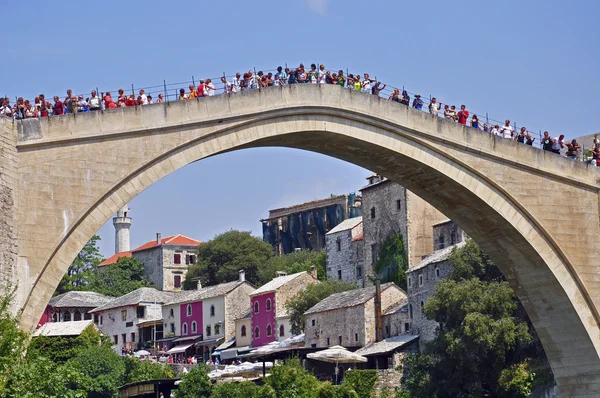 Mostar utca-és városrészlet — Stock Fotó