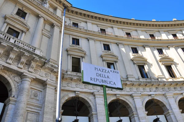 Rebuplic square, Rome — Stockfoto