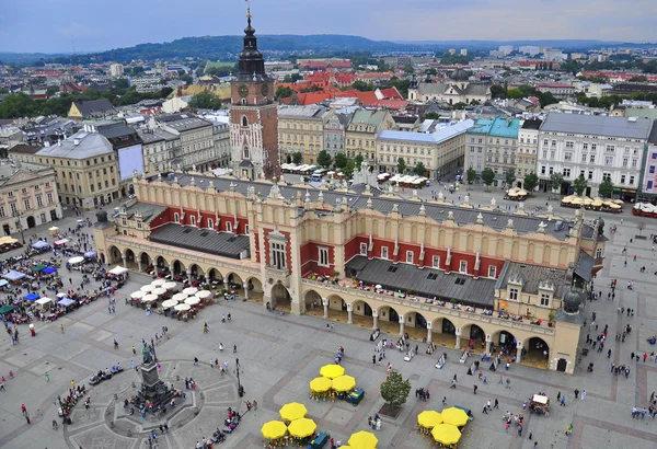 Krakow praça principal — Fotografia de Stock