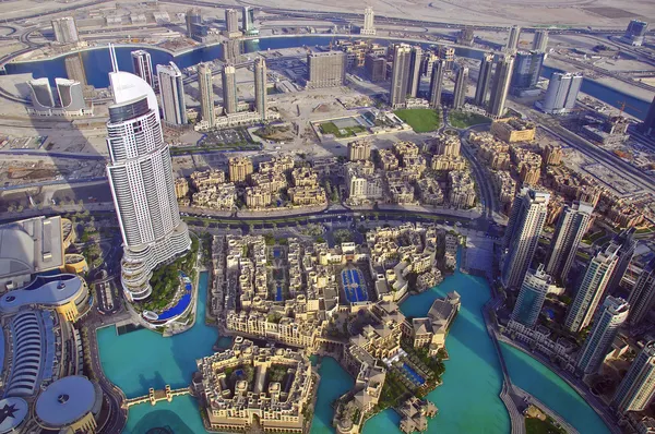 Dubai şehir silüetinin Telifsiz Stok Imajlar