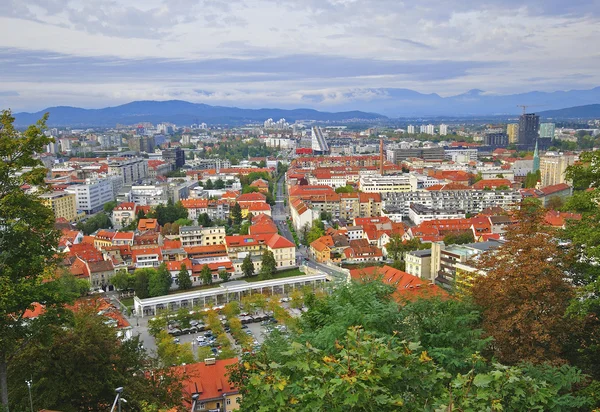 Любляна городской пейзаж — стоковое фото