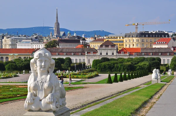 Belvedere Garten — Stockfoto