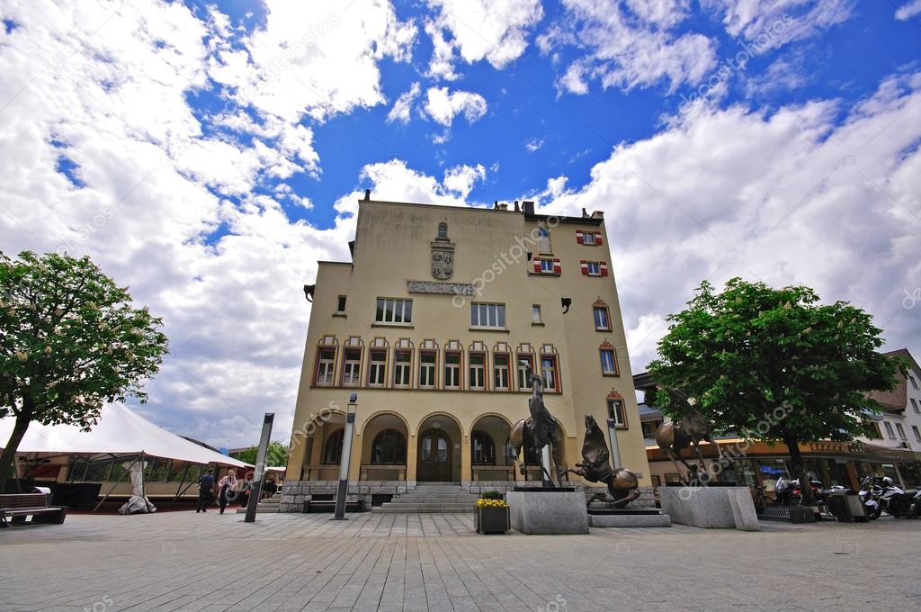 City hall of Vaduz, Liechtenstein